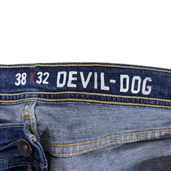 Blue‎ Relaxed Fit Jeans with Vintage Wash - Picture 11 of 11